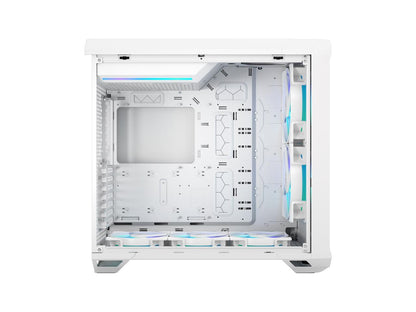Fractal Design Torrent RGB White E-ATX Tempered Glass Window High-Airflow Mid Tower Computer Case