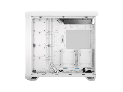 Fractal Design Torrent RGB White E-ATX Tempered Glass Window High-Airflow Mid Tower Computer Case