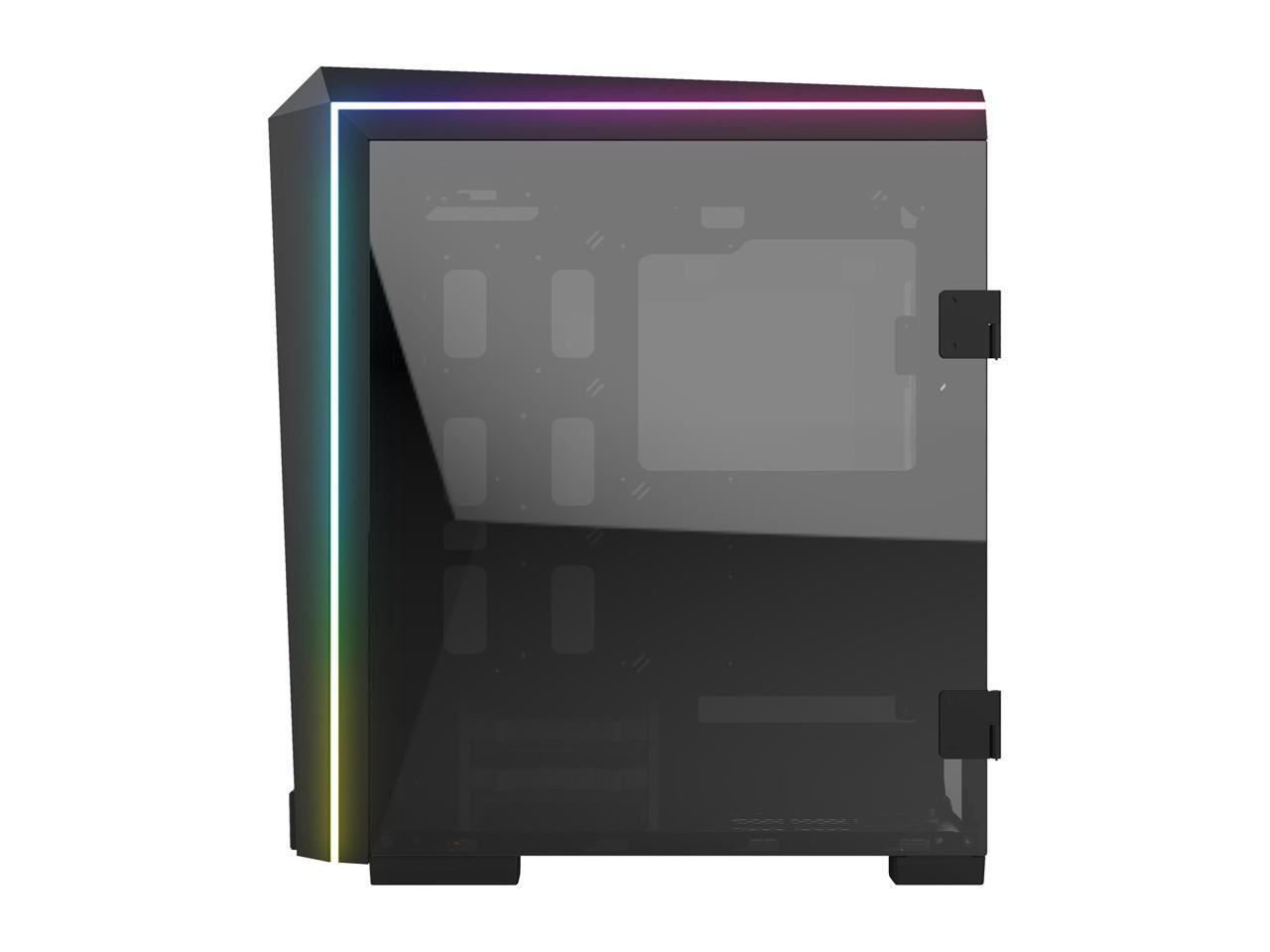 Gamdias TALOS P1A Black Steel / Plastic / Tempered Glass ATX Mid Tower Computer Case