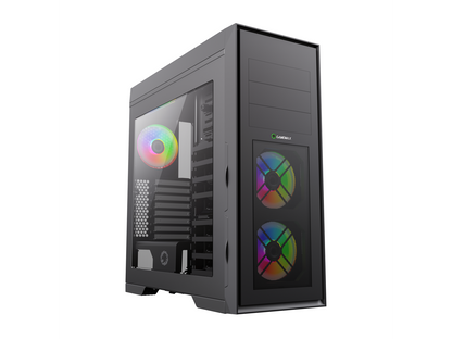 Gamemax Master M905-RGB USB3.0 E-ATX Full Tower Gaming Computer Case w/ 3 x RGB LED Fans (Pre-Installed)