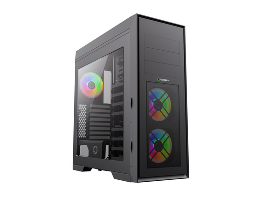 Gamemax Master M905-RGB USB3.0 E-ATX Full Tower Gaming Computer Case w/ 3 x RGB LED Fans (Pre-Installed)