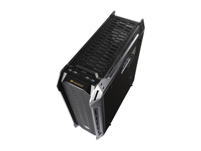 COUGAR Panzer-S Black ATX Mid Tower Transparent Fortress Computer Case