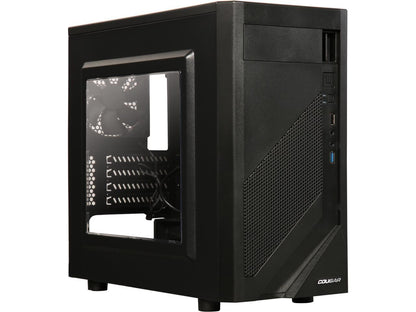 COUGAR MG110-W Micro ATX Mid Tower Micro ATX MG110 USB 3.0 Case with Acrylic Window Standard ATX PS2 Power Supply