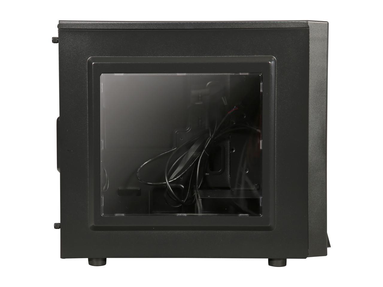 COUGAR MG110-W Micro ATX Mid Tower Micro ATX MG110 USB 3.0 Case with Acrylic Window Standard ATX PS2 Power Supply