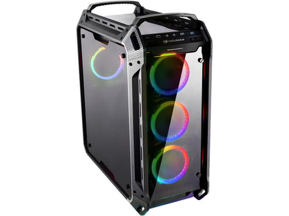 COUGAR Panzer Evo RGB Black ATX Full Tower RGB LED Gaming Case with Remote