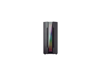 COUGAR Gemini S Iron-Gray Gaming Mid Tower Case with a Full-Sized Tempered Glass Cover and Integrated RGB Lighting