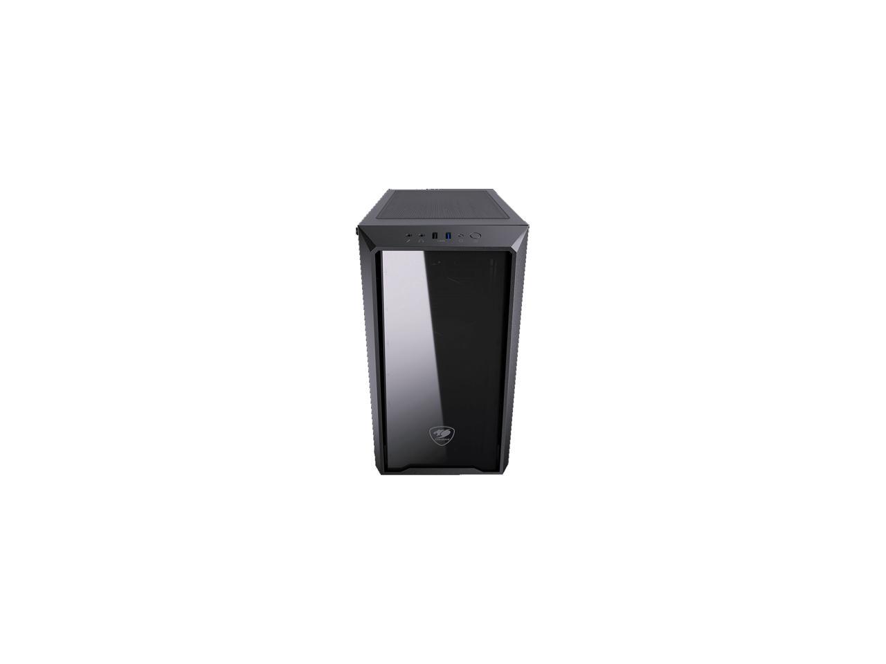 COUGAR MG120 Black Micro ATX Mini Tower Elegant and Compact Case
