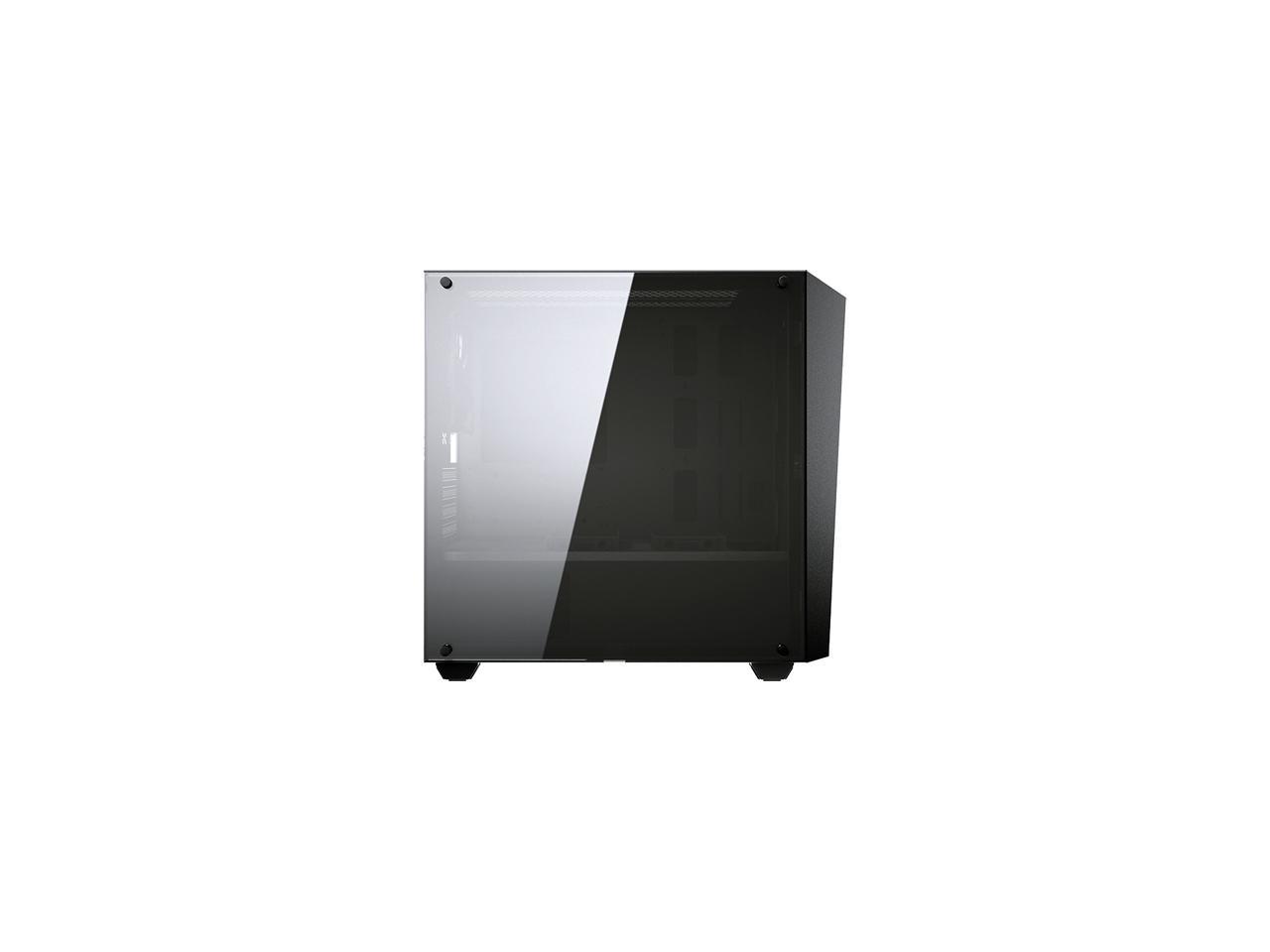 COUGAR MG130-G Black Micro ATX Mini Tower Elegant and Compact Case with Tempered Glass Side Window
