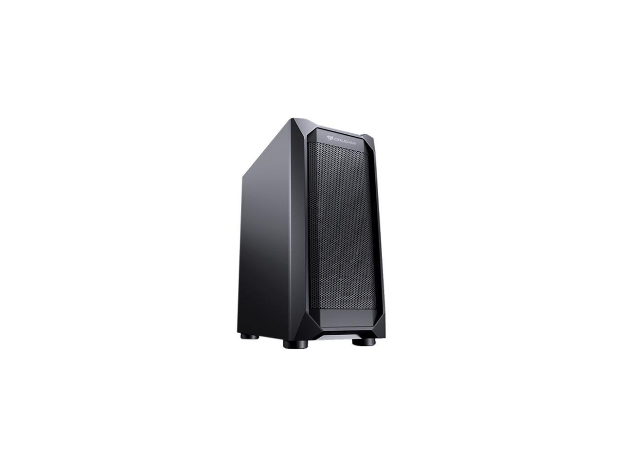 COUGAR MX410 Mesh Black Powerful and Compact Mid-Tower Case with Mesh Front Panel
