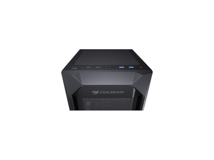 COUGAR MX410 Mesh Black Powerful and Compact Mid-Tower Case with Mesh Front Panel