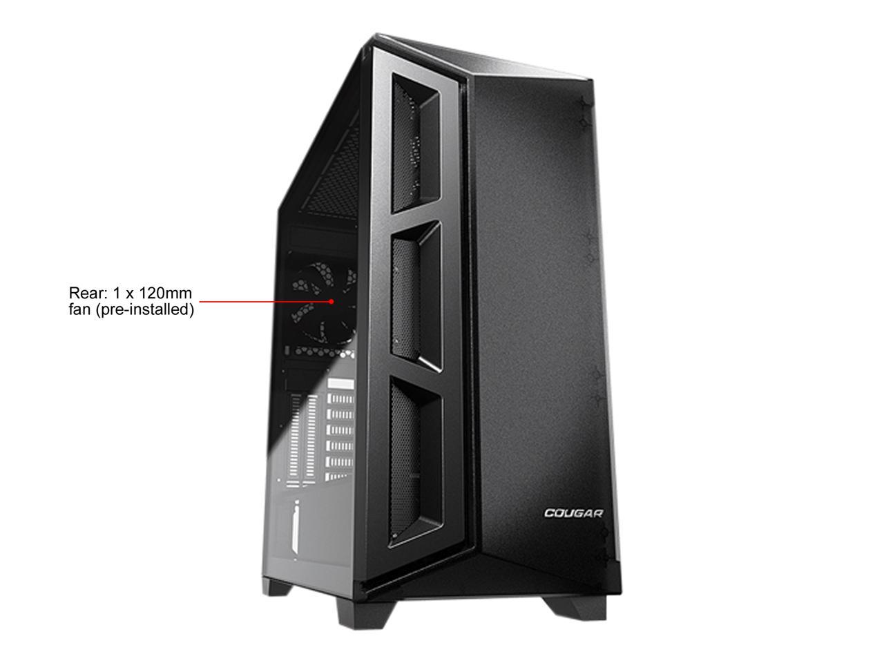 COUGAR Dark Blader X5 Black Mid-Tower Case with Superior Airflow