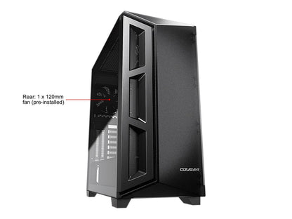 COUGAR Dark Blader X5 Black Mid-Tower Case with Superior Airflow
