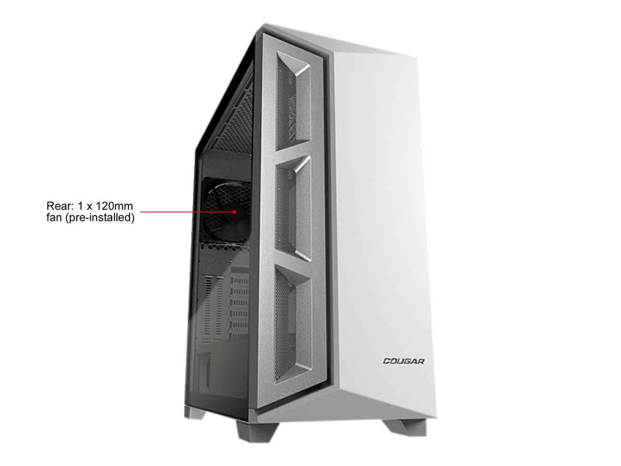 COUGAR Dark Blader X5 White Mid-Tower Case with Superior Airflow