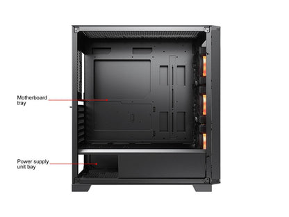 COUGAR Dark Blader X5 RGB Black Distinctive RGB Mid-Tower Case with Superior Airflow