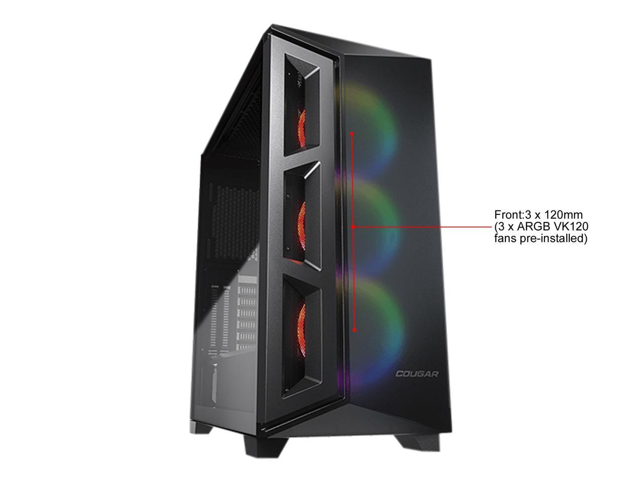 COUGAR Dark Blader X5 RGB Black Distinctive RGB Mid-Tower Case with Superior Airflow