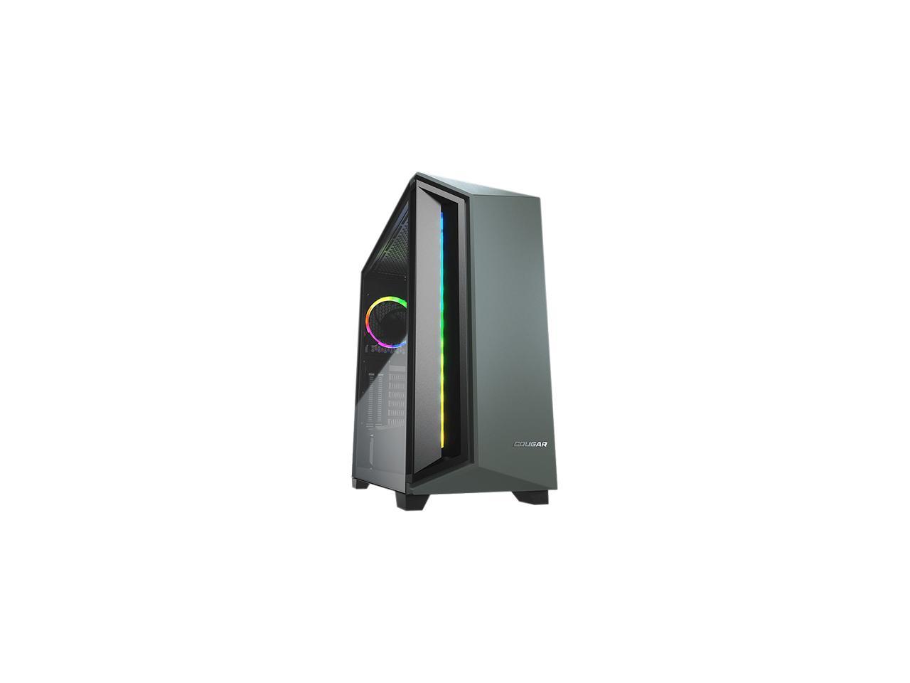 COUGAR Dark Blader X7 Midnight Green Midnight Green Distinctive RGB Mid-Tower Case with Superior Airflow