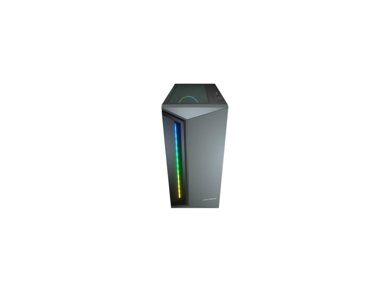 COUGAR Dark Blader X7 Midnight Green Midnight Green Distinctive RGB Mid-Tower Case with Superior Airflow