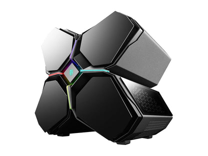 DEEPCOOL Gamer Storm QUADSTELLAR Full-Tower four cabin Case Supporting E-ATX motherboard 120/240/360mm water cooling system Tempered Glass APP and Motherboard Controlled RGB Lighting System