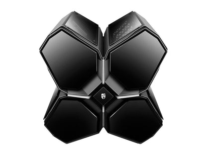 DEEPCOOL Gamer Storm QUADSTELLAR Full-Tower four cabin Case Supporting E-ATX motherboard 120/240/360mm water cooling system Tempered Glass APP and Motherboard Controlled RGB Lighting System