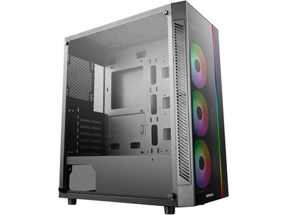 DEEPCOOL MATREXX 55 ADD-RGB 3F ATX Mid-Tower Case 3x120mm ADD-RGB Fans Full-size Tempered Glass Motherboard SYNC Control ADD-RGB Lighting System