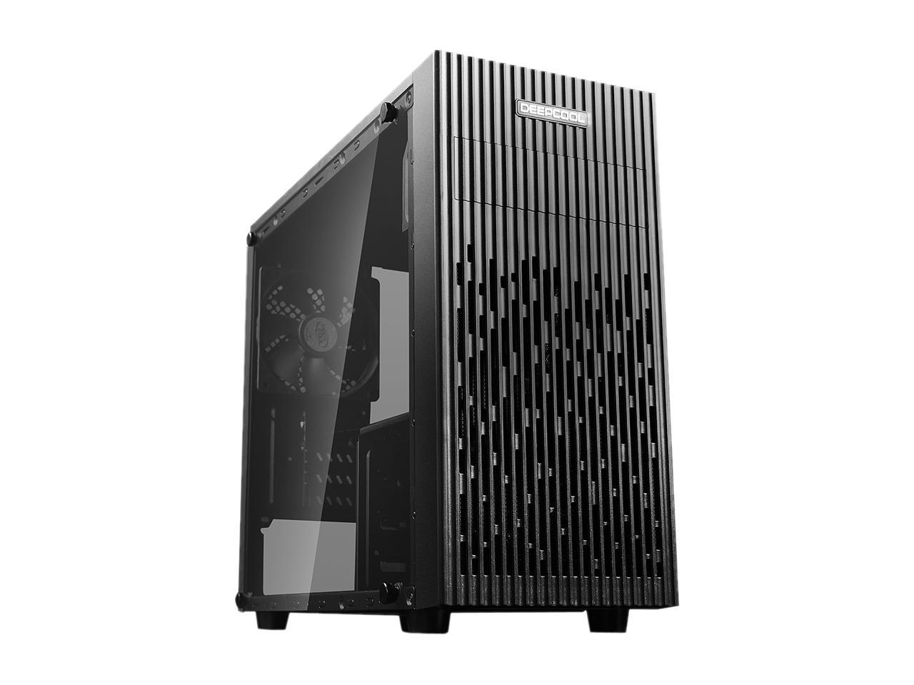 DEEPCOOL MATREXX 30 Micro ATX Case Tempered Glass Panel Larger Area of Air-intake