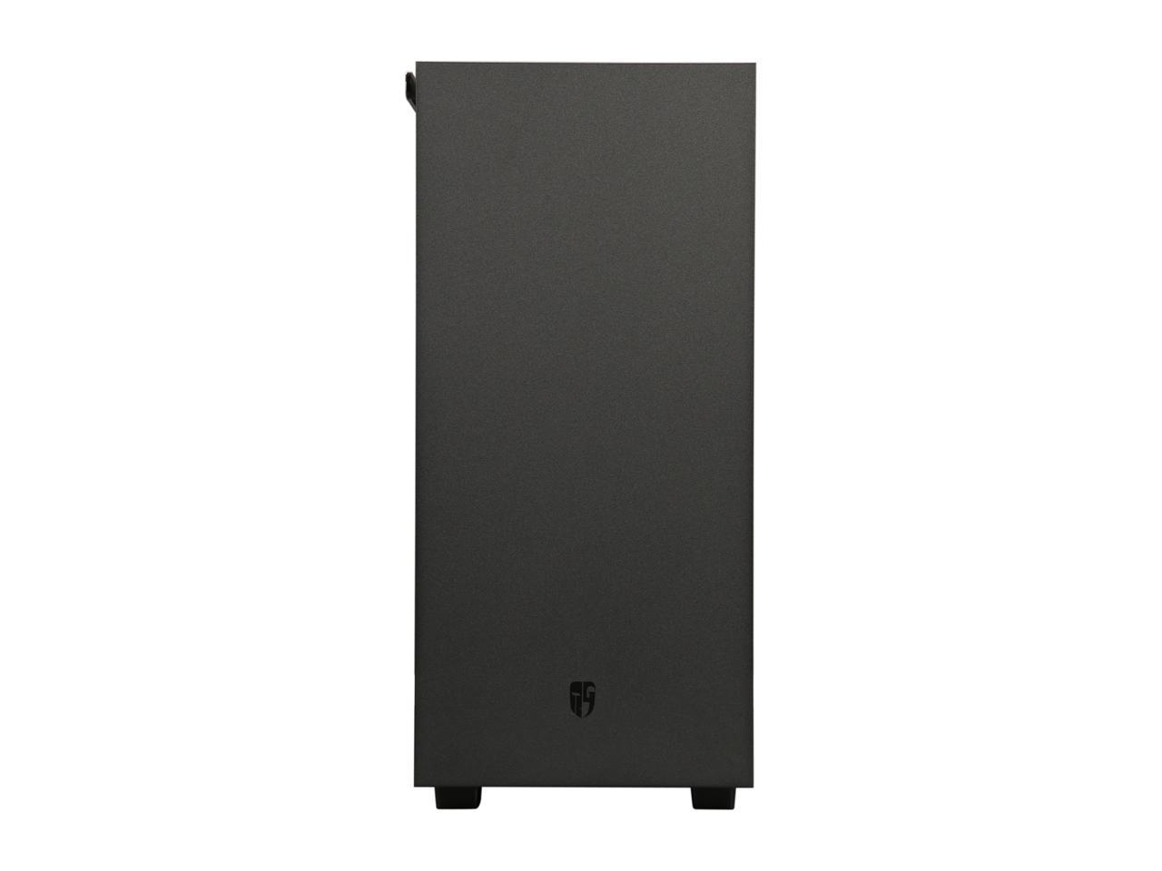 DEEPCOOL Gamer Storm MACUBE 550 Black Full-Tower Case Concise Design Tempered Glass And Magnetic Panel 0.8mm SGCC Steel Dragon Ventilation Holes