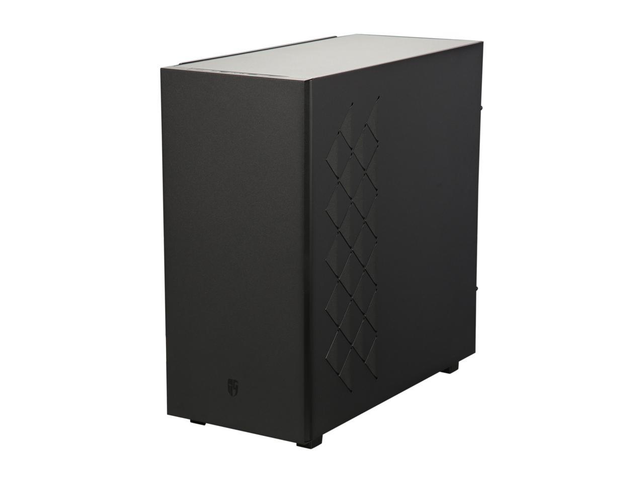 DEEPCOOL Gamer Storm MACUBE 550 Black Full-Tower Case Concise Design Tempered Glass And Magnetic Panel 0.8mm SGCC Steel Dragon Ventilation Holes