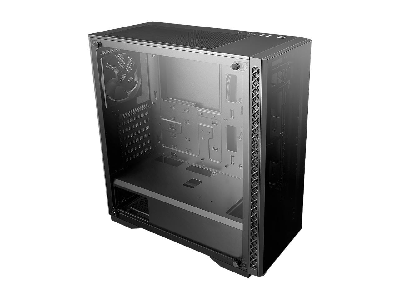 DEEPCOOL MATREXX 50 Mid-Tower Case Tempered Glass Side And Front Panel With PSU Shroud Large Air-intake