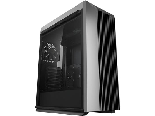 DeepCool CL500 Mid-Tower ATX Case High Airflow Mesh Front Panel I/O USB Type-C port Tempered Glass Magnetic Side Panel Built-In Fan Hub and Graphics Card holder