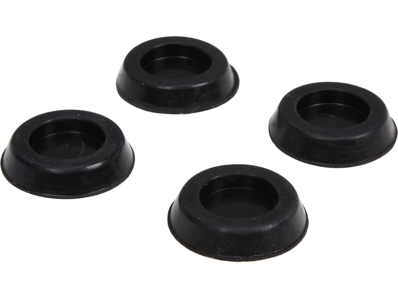 StarTech.com RUBBERFEET 1-1/4in Dia. Self-Adhesive Rubber Feet for PC Cases - 4 Pack