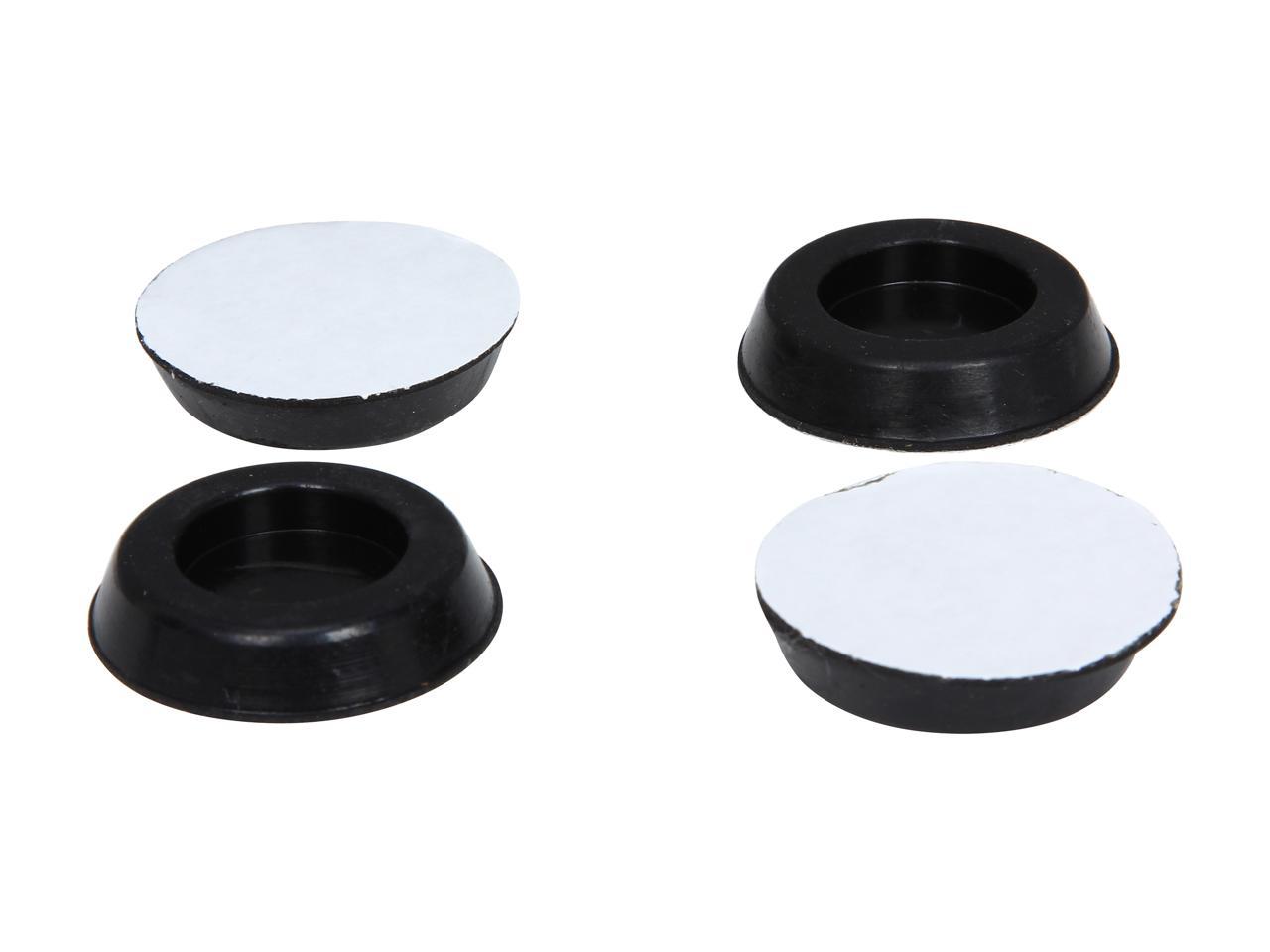 StarTech.com RUBBERFEET 1-1/4in Dia. Self-Adhesive Rubber Feet for PC Cases - 4 Pack