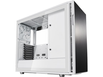Fractal Design Tempered Glass Panel Upgrade for Define R6 Series Cases - TG with White Frame