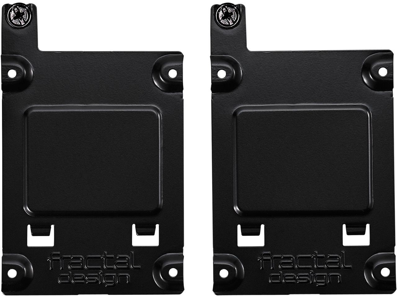 Fractal Design SSD Bracket Kit (2 pack) - Type-A for Define R6 and Compatible Cases - Black
