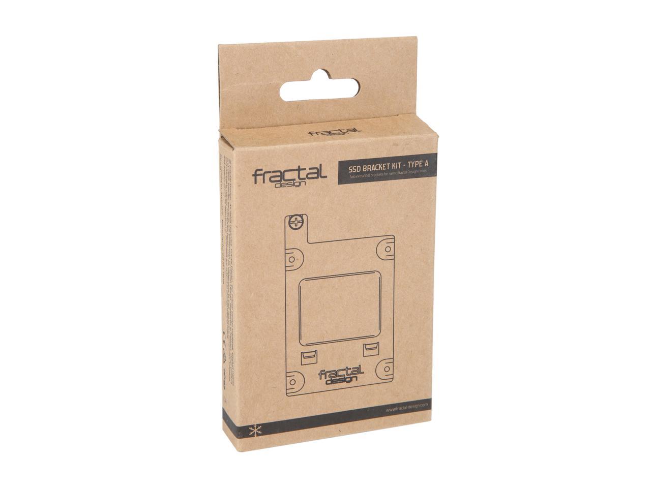 Fractal Design SSD Bracket Kit (2 pack) - Type-A for Define R6 and Compatible Cases - Black