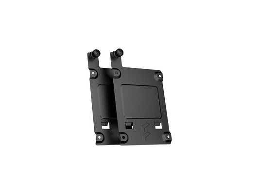 Fractal Design FD-A-BRKT-001 SSD Bracket KitÂ -Â Type-BÂ forÂ Define 7 SeriesÂ and CompatibleÂ Fractal DesignÂ CasesÂ - Black (2-pack)