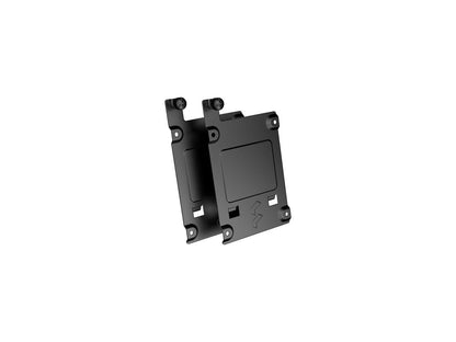 Fractal Design FD-A-BRKT-001 SSD Bracket KitÂ -Â Type-BÂ forÂ Define 7 SeriesÂ and CompatibleÂ Fractal DesignÂ CasesÂ - Black (2-pack)
