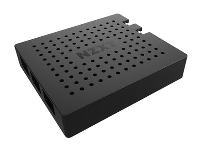 NZXT RGB & Fan Controller - AC-2RGBC-B1 - Two RGB Lighting Channels - Three Digital Fan Channels - Powered by CAM V4 Software - Magnet/Velcro Mounting - Internal PC Lighting Controller - Black