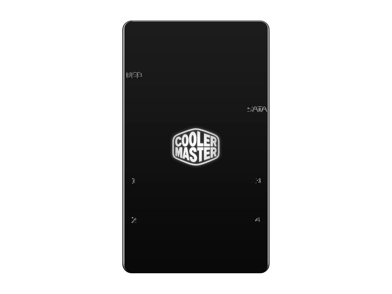 Cooler Master RGB Controller/Hub for Computer Case Fans, Software Supported, 4 Connecting Ports, USB Link, Multiple Light Modes, Color Customization - 1 Pack