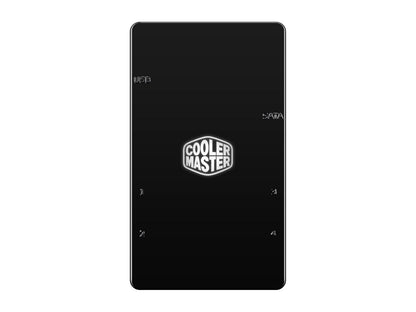 Cooler Master RGB Controller/Hub for Computer Case Fans, Software Supported, 4 Connecting Ports, USB Link, Multiple Light Modes, Color Customization - 1 Pack