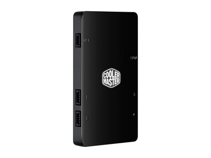 Cooler Master RGB Controller/Hub for Computer Case Fans, Software Supported, 4 Connecting Ports, USB Link, Multiple Light Modes, Color Customization - 1 Pack
