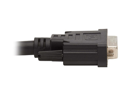 Tripp Lite P784-006-U 6 ft. DVI KVM Cable Kit - DVI, USB, 3.5 mm Audio (3xM/3xM) + USB (M/M), 1080p, 6 ft., Black