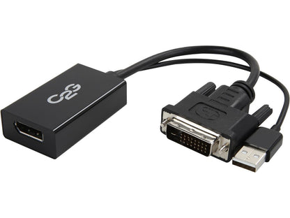 C2G 41379 DVI to DisplayPort Adapter Converter, Black