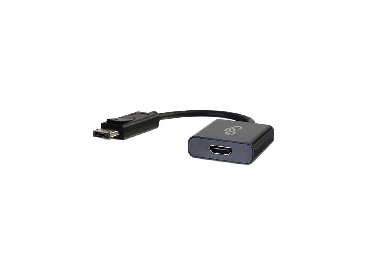 C2G 54306 4K UHD DisplayPort to HDMI Active Adapter Converter, Black