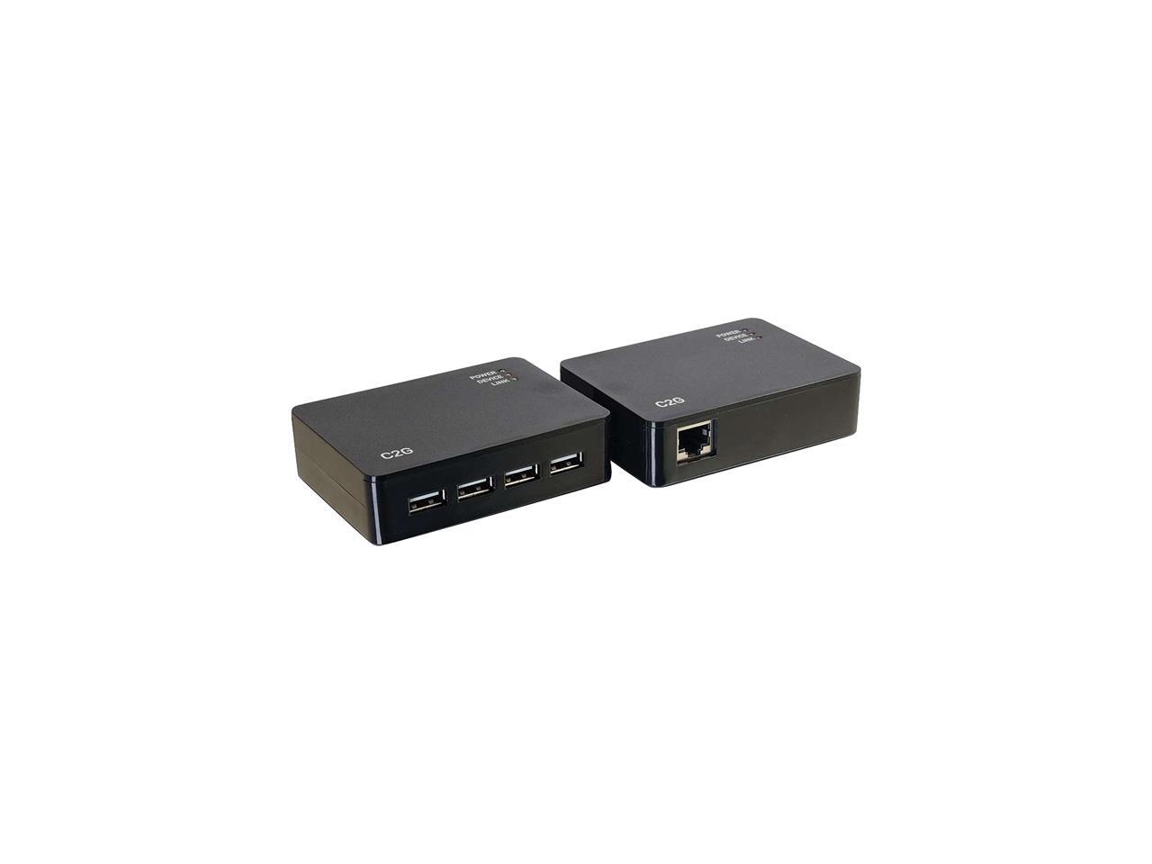 C2G 54285 4-Port USB 2.0 Over Cat5/Cat6 Extender - Up To 150 Feet