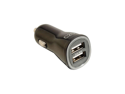 C2G 21070 Smart 2-Port USB Car Charger, 2.4A Output