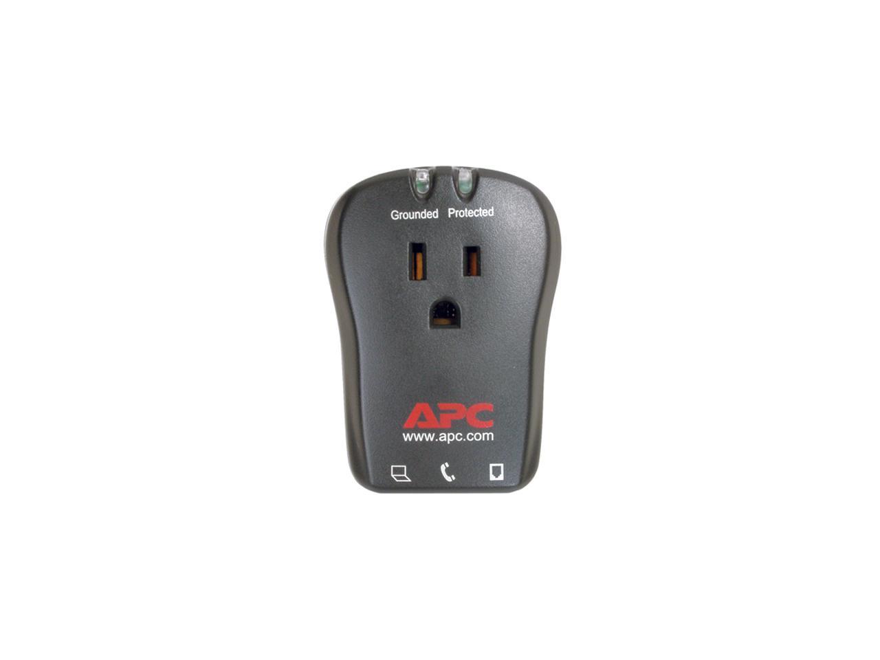 APC P1T 1 Outlets 540 Joules Travel Surge Protector