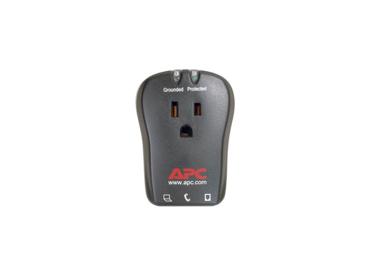 APC P1T 1 Outlets 540 Joules Travel Surge Protector