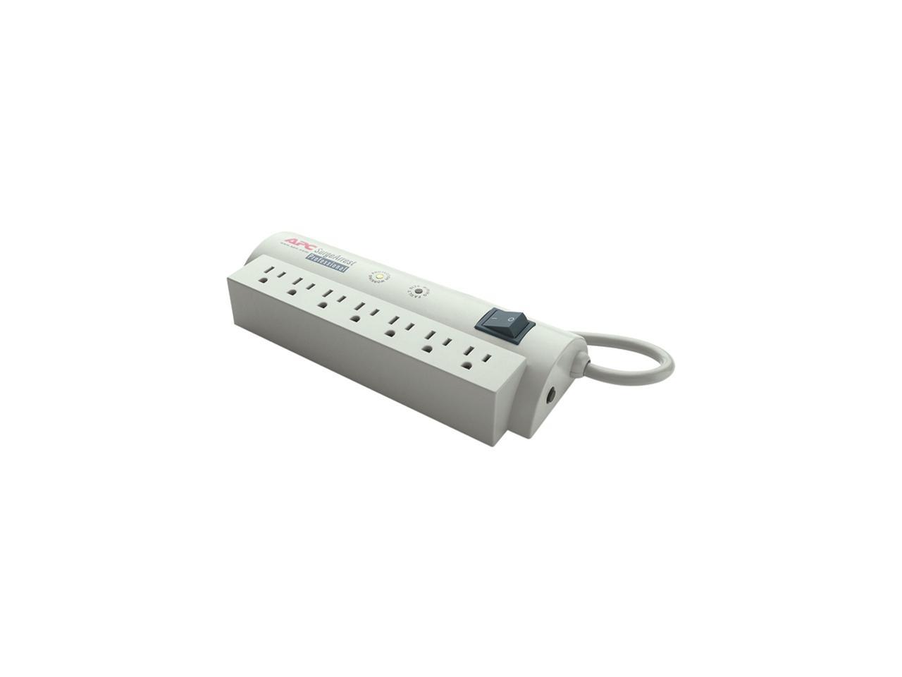 APC PRO7T 6' 7 Outlets 1680 joule Professional SurgeArrest phone line protection