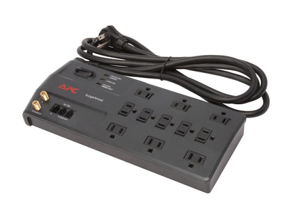 APC P11VT3 8 Feet 11 Outlets 3020 Joules Performance SurgeArrest 11 Outlets with Tel2 / Splitter and Coax Jacks