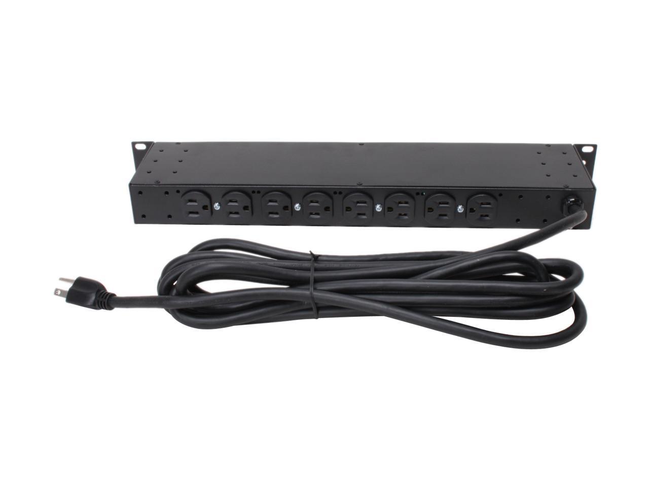 APC NET9RMBLK 15' 9 Outlets 2770 joules Black Rackmount SurgeArrest